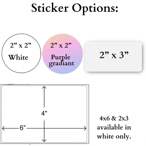 BUY NOW 300 Custom Thank You QR Stickers Mix & Match - Picture 2 of 13